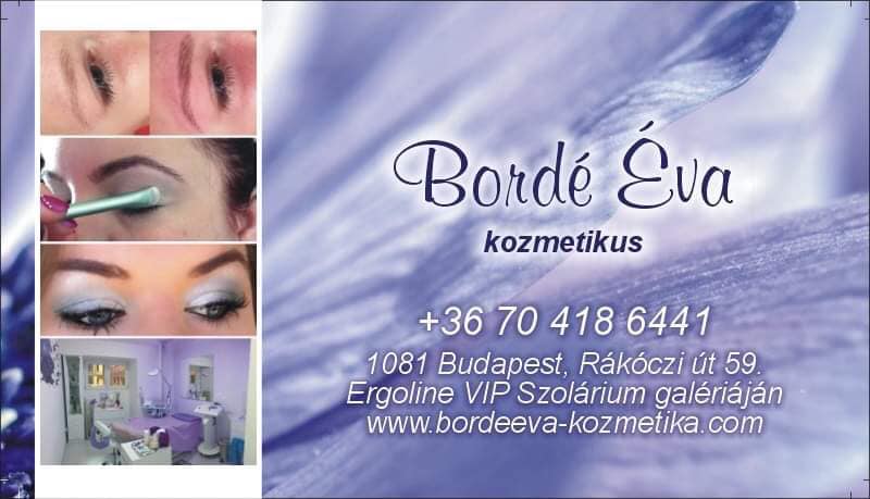 Bordé Éva Kozmetikus Budapest Józsefváros